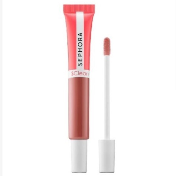($11) Sephora Clean Glossy Lip Oil, Apricot - Picture 2 of 5